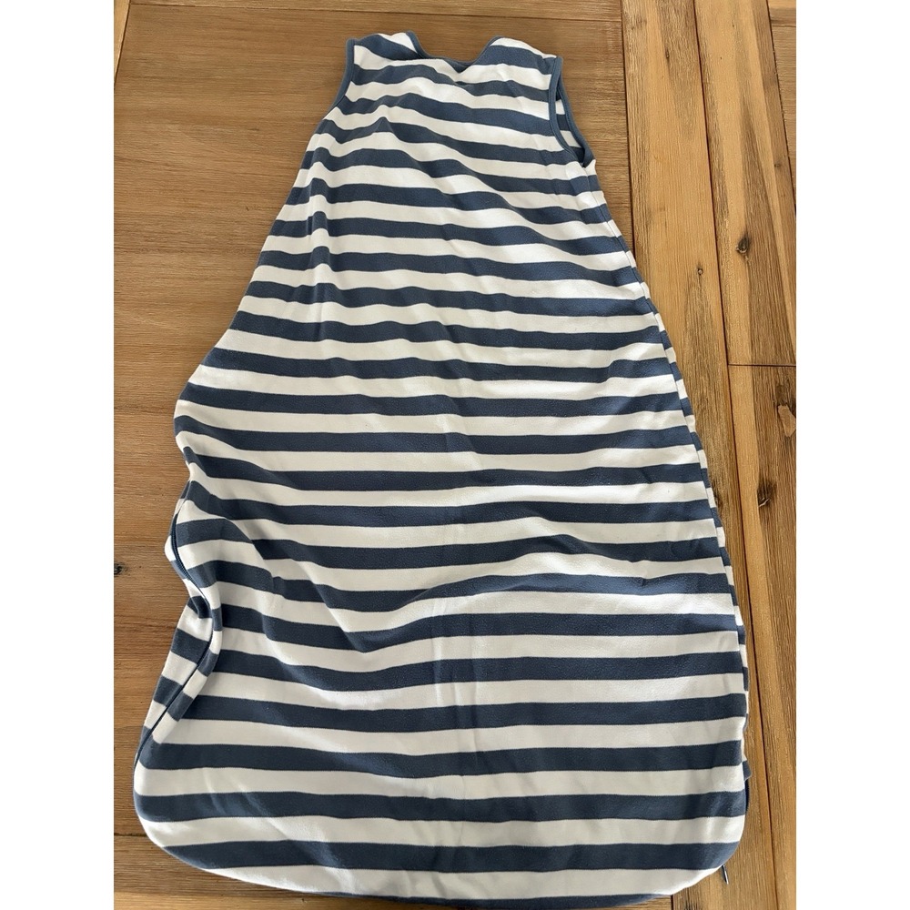 Woolino Baby Sleep Bag 18-36M Ecolino Full Zip Sleep Sack Striped Nautical